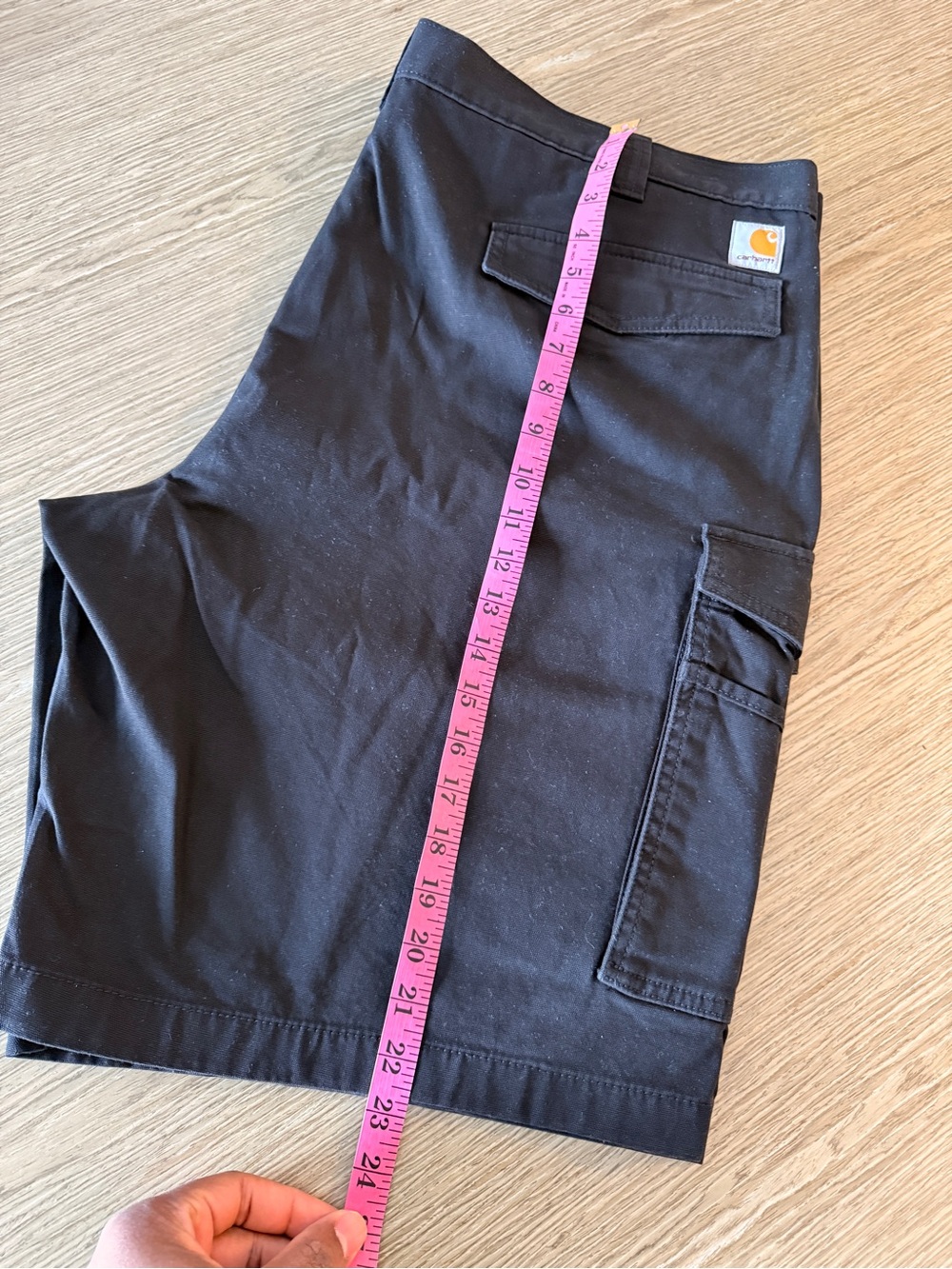 Carhartt Relaxed Fit Cargo Work Shorts | Men’s Size 44 | Black - Picture 4 of 6